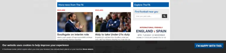 Cookie exemple - The F.A Cookie exemple - The F.A