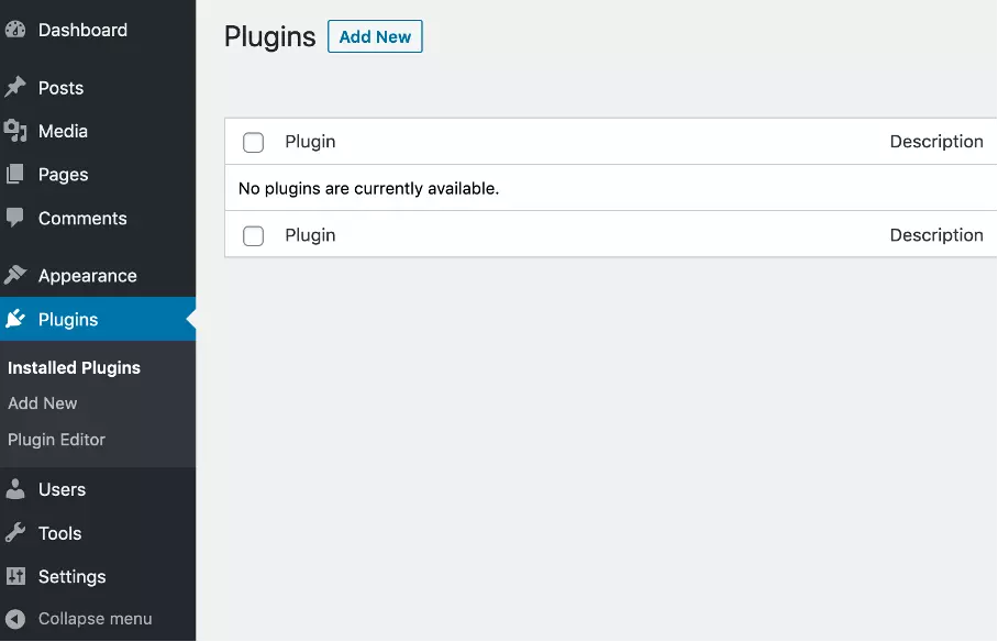 Image: Install new WordPress plugin
