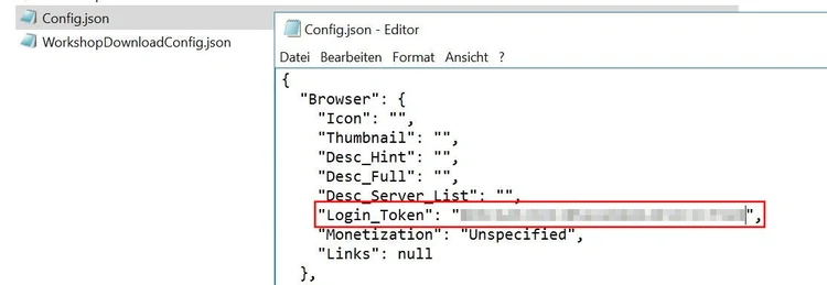 Config.json in the Unturned server directory Config.json in the Unturned server directory