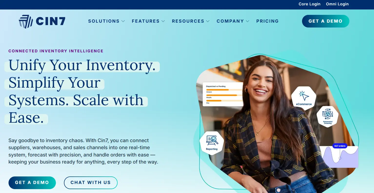 Image: Cin7 inventory management system
