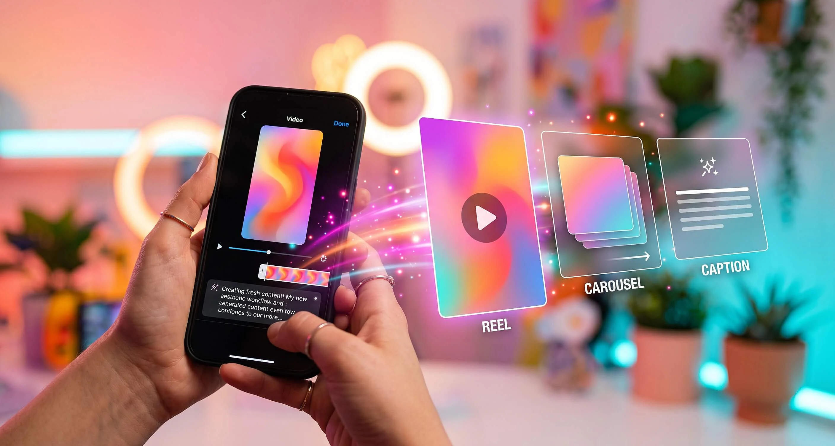 Image: How to create Instagram content with AI