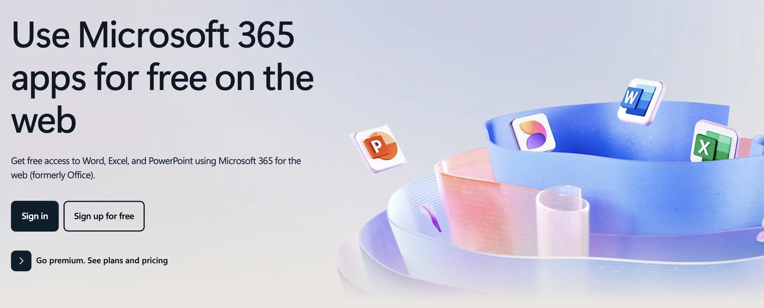 Free Microsoft 365 Apps for Web Image: Free Microsoft 365 Apps for Web