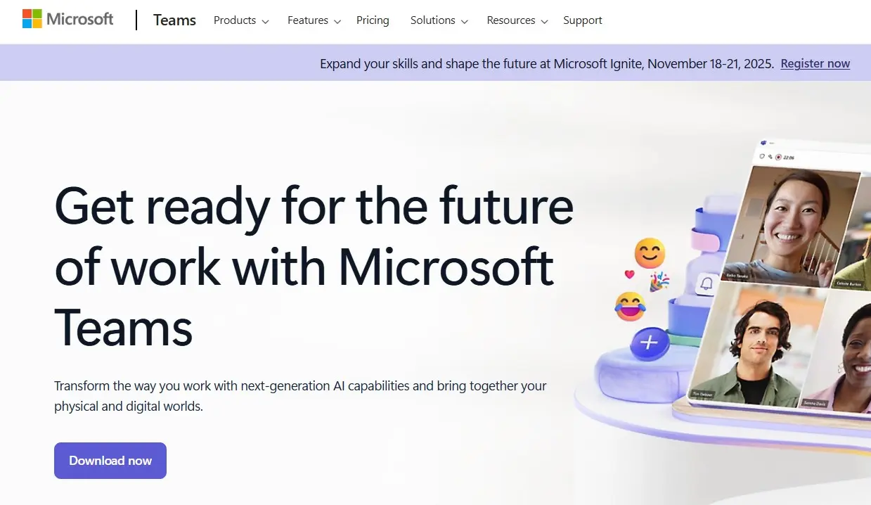 Image: Screenshot of Teams (Web)
