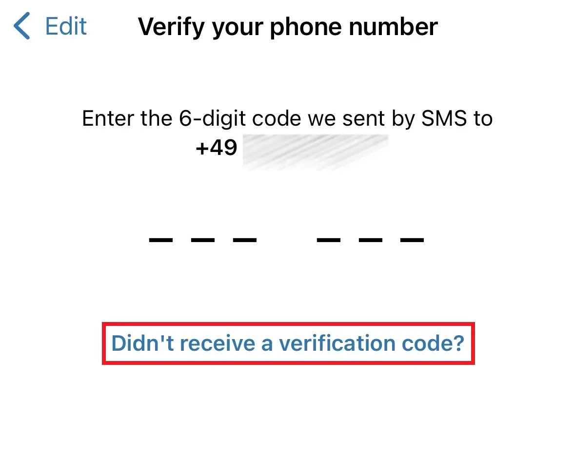 Option to receive a call to verify your phone number on WhatsApp Image: Option to receive a call to verify your phone number on WhatsApp
