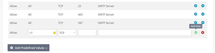 IONOS Cloud Panel: Add Firewall Rule IONOS Cloud Panel: Add Firewall Rule