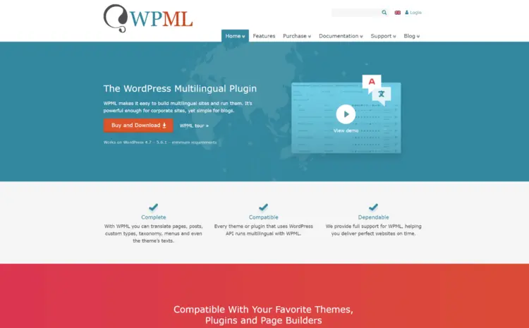 Screenshot of WordPress plugins WPML Screenshot of WordPress plugins WPML