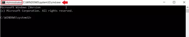 Image: Open the Windows Command Processor as an administrator by pressing Ctrl + Shift + Enter simultaneously
