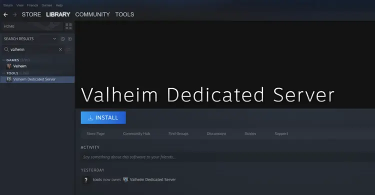 Installing Valheim Dedicated Server Software Installing Valheim Dedicated Server Software