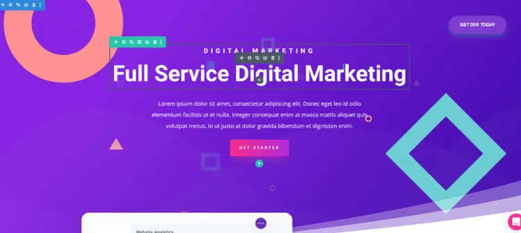 WordPress template “Divi” by Elegant Themes WordPress template “Divi” by Elegant Themes