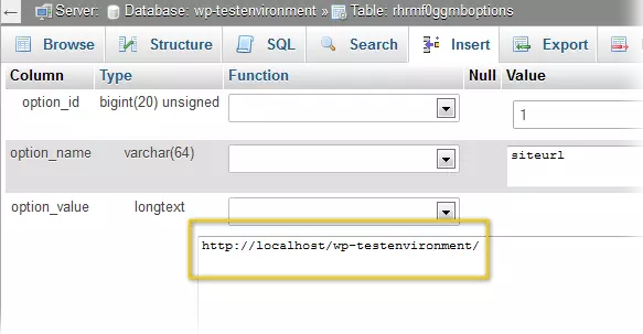 Image: Edit database