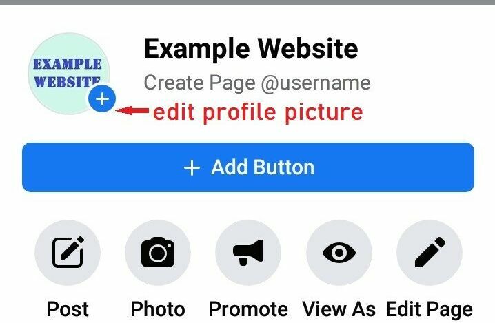 Edit your Facebook profile picture on Android