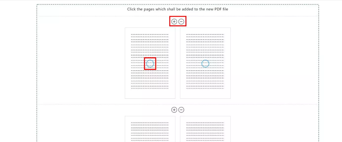 Image: Advanced mode: PDF24 Tools service “Merge PDF”