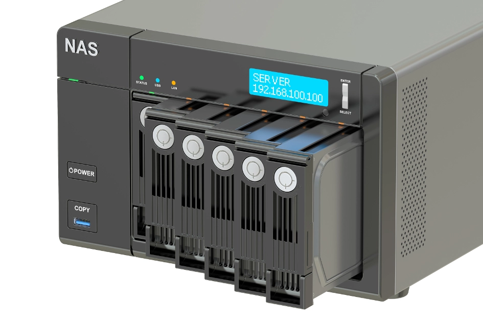 Image: NAS-System with six slots