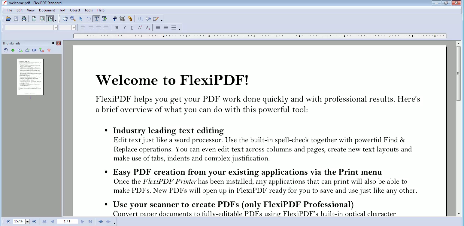Image: PDF editor FlexiPDF