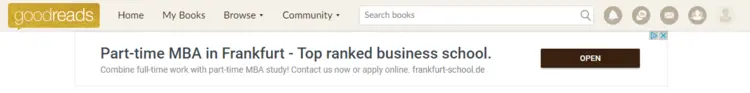 Image showing a Frankfurt School advertising banner on goodreads.com Image showing a Frankfurt School advertising banner on goodreads.com