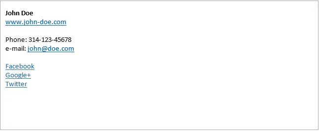 Private signatures Private signatures