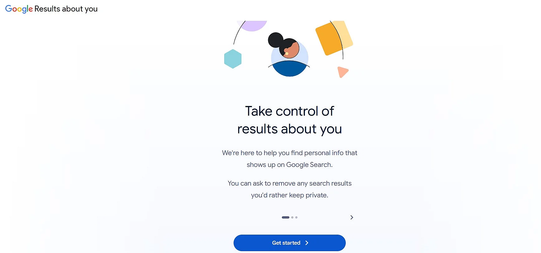 Google’s “Results about you” feature Image: Google’s “Results about you” feature