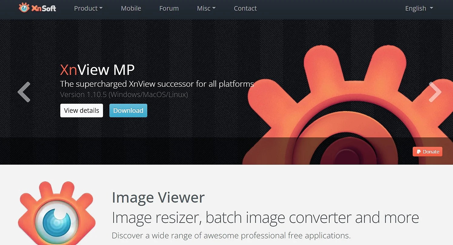Image: Download and overview of XnView MP