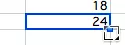 Image: Excel: Moving formulas by dragging