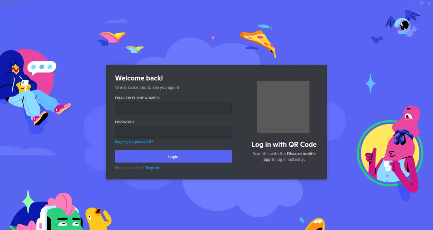 Image: Log into your Discord account