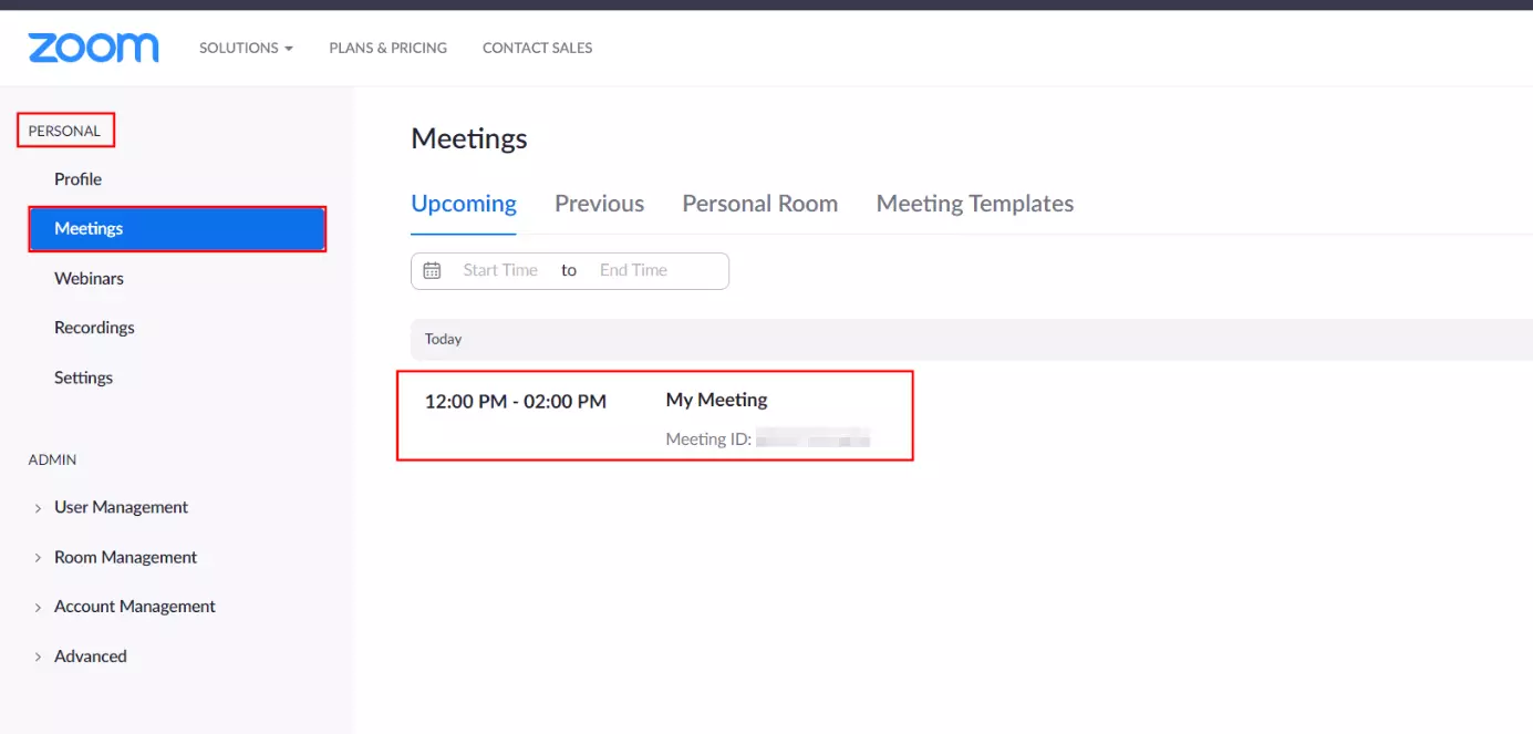 Image: Zoom web application: Joining a meeting