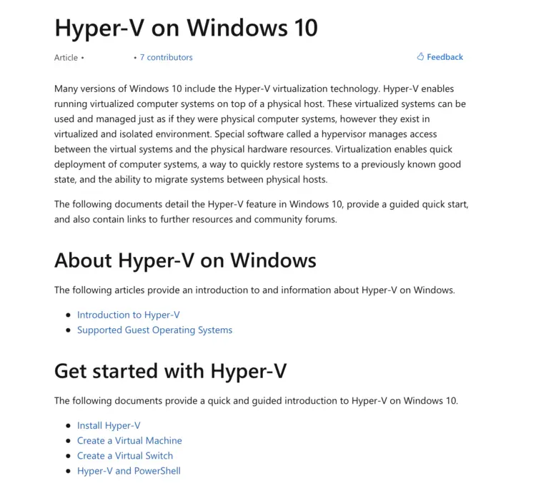 Screenshot of Microsoft Hyper V Screenshot of Microsoft Hyper V