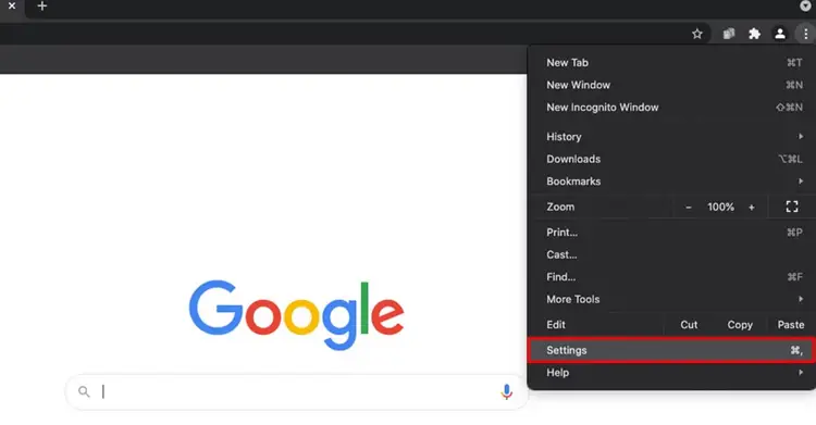 Chrome: “Settings” Chrome: “Settings”