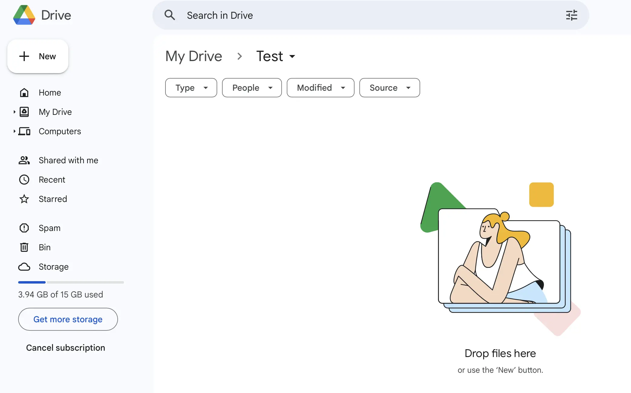 Image: Google Drive: Google Workspace projects