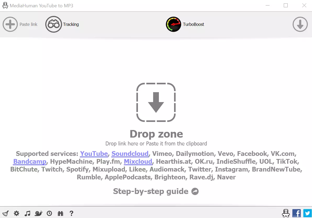 Image: User interface of MediaHuman’s YouTube to MP3 Converter