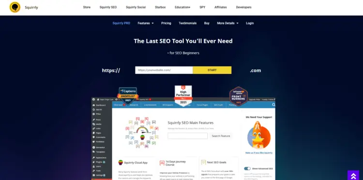 Website of WordPress premium plugin Squirrly SEO Website of WordPress premium plugin Squirrly SEO