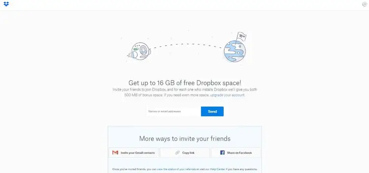 Referral marketing example: Dropbox Referral marketing example: Dropbox