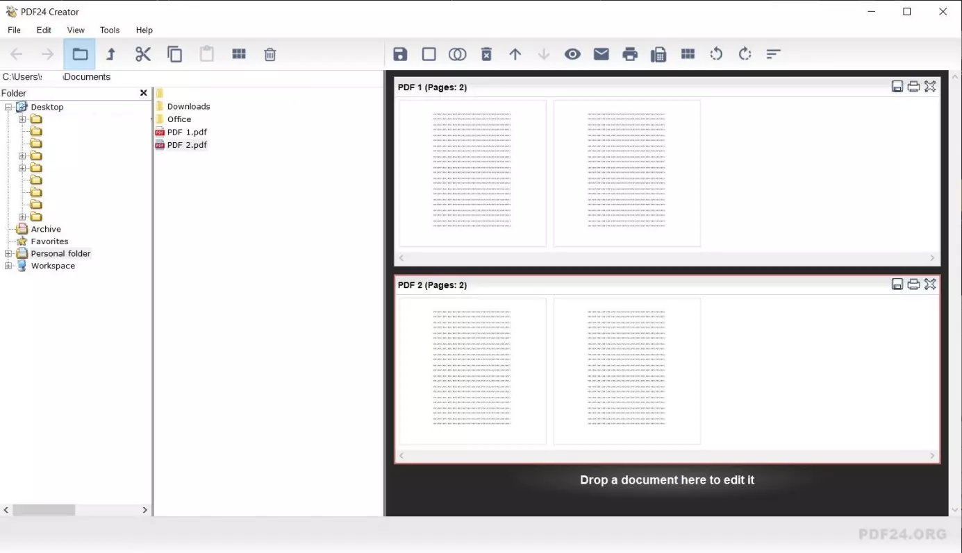 Image: PDF24 Creator: PDF view
