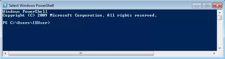 Image: Windows PowerShell window