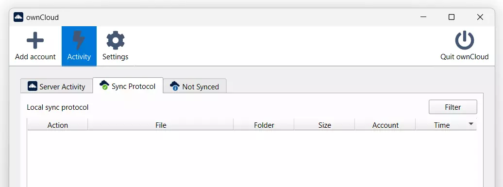 Image: ownCloud: Windows client
