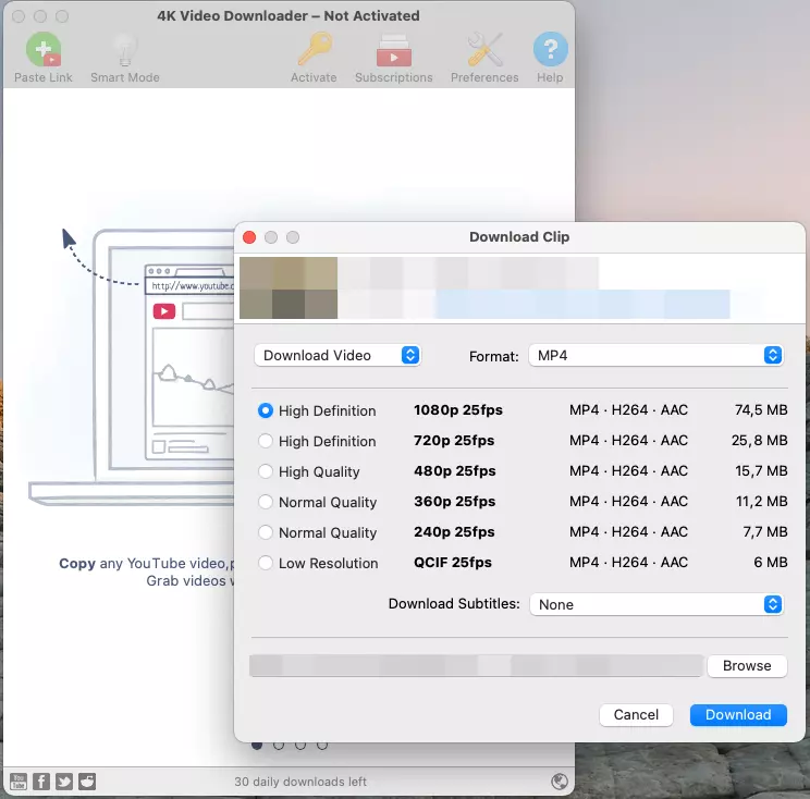 Image: Screenshot 4K Video Downloader