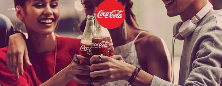 The Coca-Cola homepage The Coca-Cola homepage