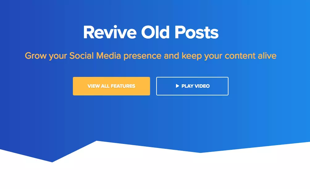 Image: Subpage of Revive Social