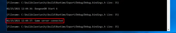 Windows prompt: Successful Valheim server startup Windows prompt: Successful Valheim server startup