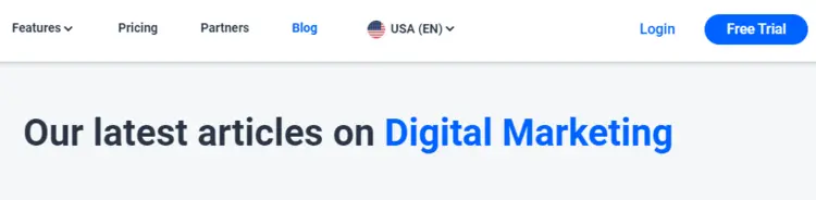 "Free Trial" CTA example "Free Trial" CTA example