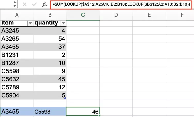LOOKUP in Excel: Combining LOOKUP with SUM LOOKUP in Excel: Combining LOOKUP with SUM