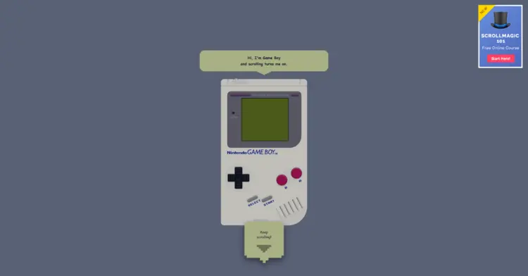 Screenshot of the single-page website, ihatetomatoes.net/happy-25th-birthday-game-boy Screenshot of the single-page website, ihatetomatoes.net/happy-25th-birthday-game-boy