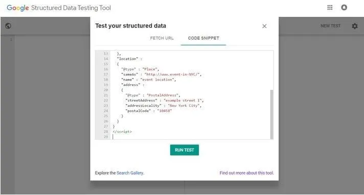 JSON-LD script in the Structured Data Testing Tool JSON-LD script in the Structured Data Testing Tool