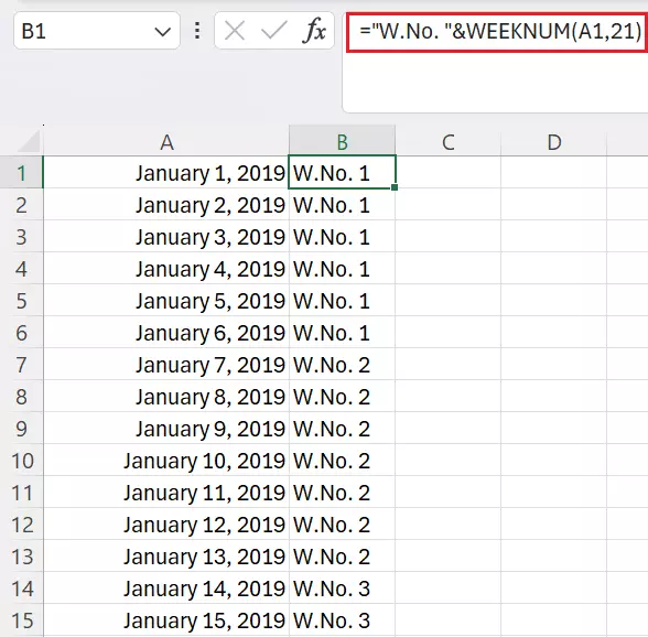 Combining WEEKNUM with text in Excel Combining WEEKNUM with text in Excel