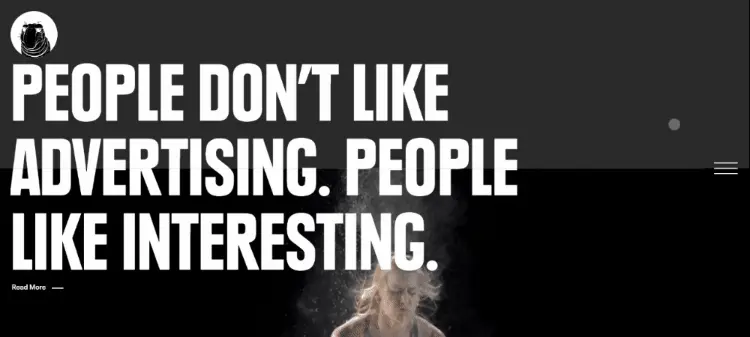 Website of creative agency DIKO Website of creative agency DIKO