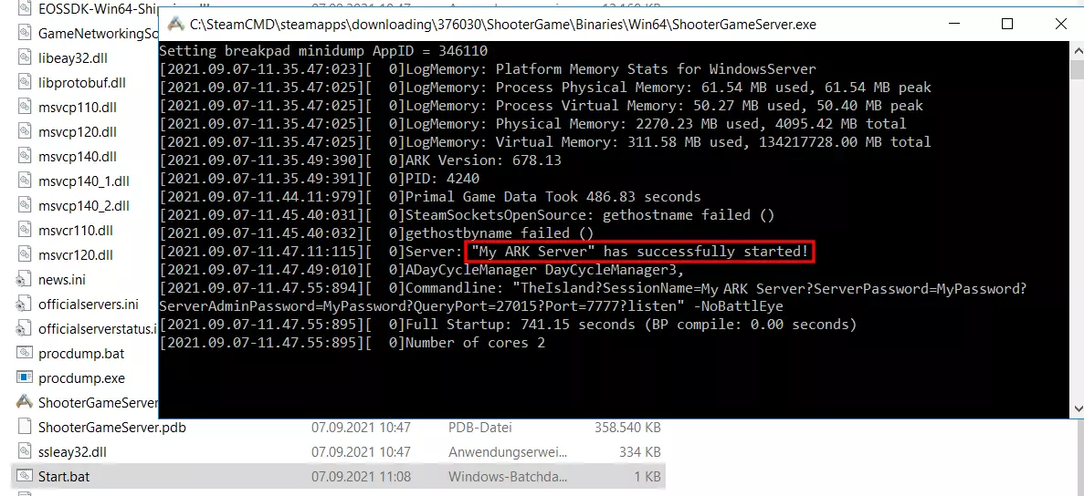 Image: ARK: Dedicated server launch