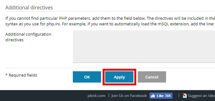 Plesk - Apply PHP Version Plesk - Apply PHP Version