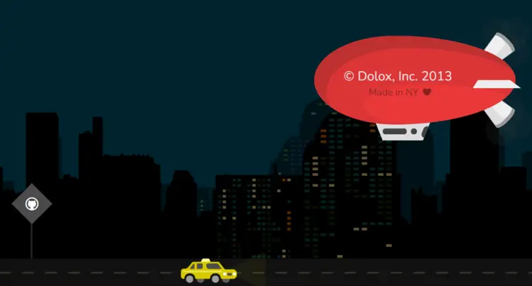 Screenshot of the Dolox website Screenshot of the Dolox website