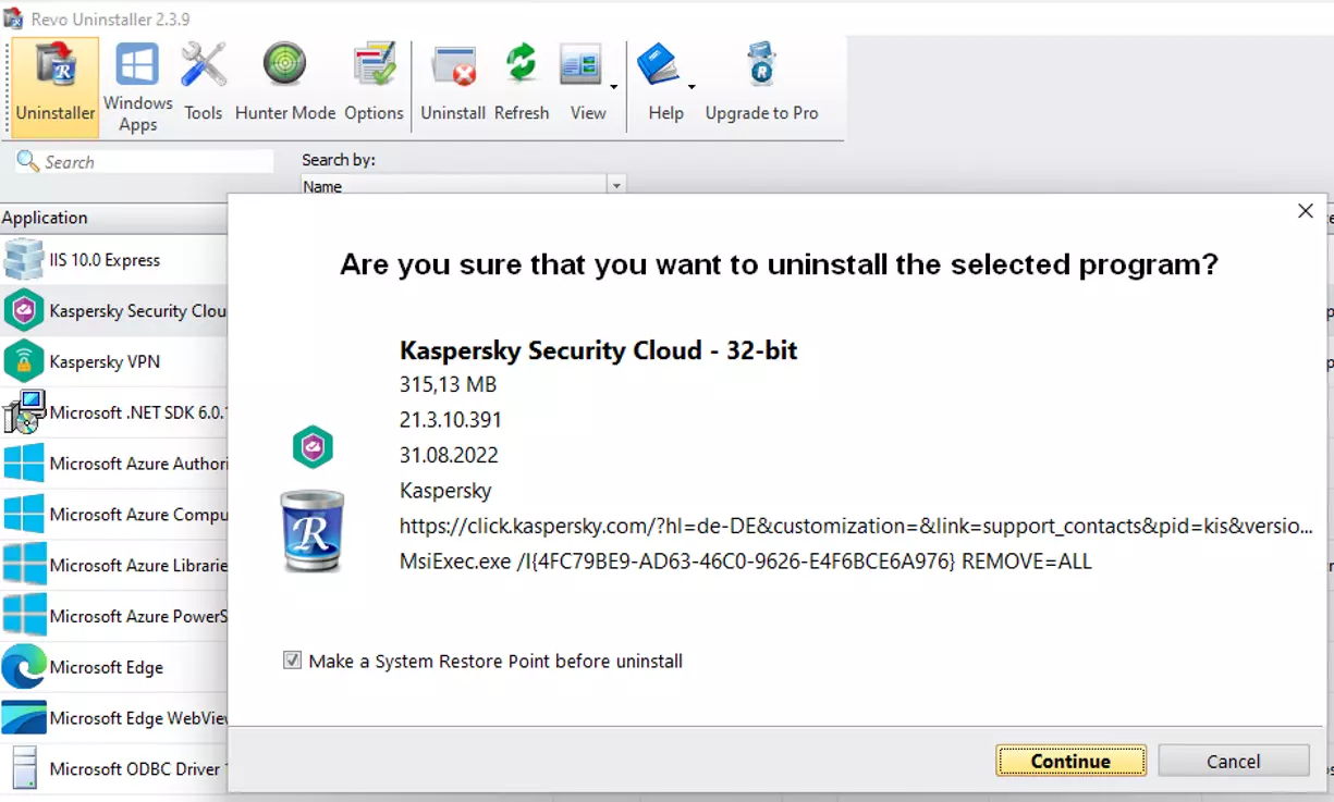 Screenshot of Revo Uninstaller Screenshot of Revo Uninstaller