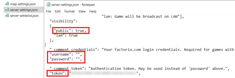 Factorio server: “server-settings.json” configuration file Factorio server: “server-settings.json” configuration file