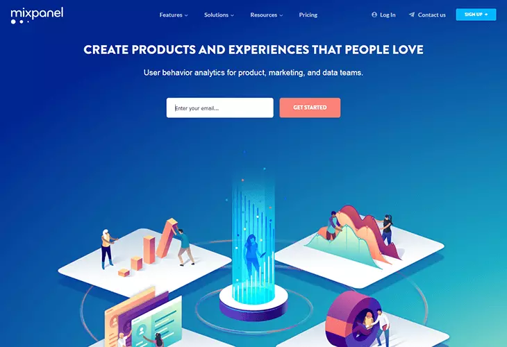 Image: Mixpanel’s website